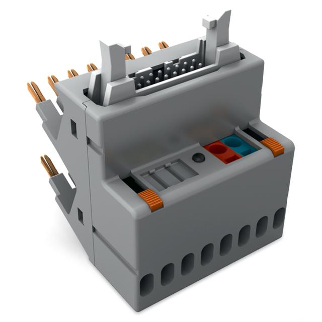 8-torowy adapter ze złączem 14-bieg. wyjście załączany plus WAGO