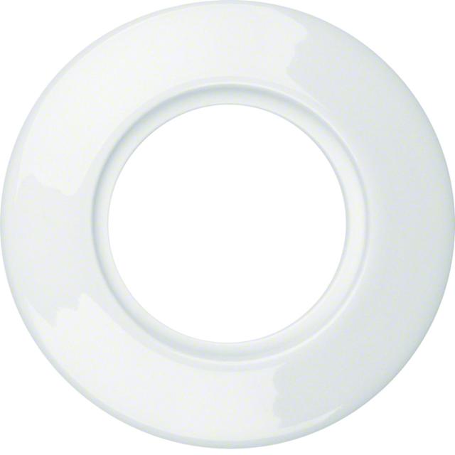 Serie 1930 Ramka pojedyncza porcelanowa biała Berker 138169 WTD3100PWG HAGER