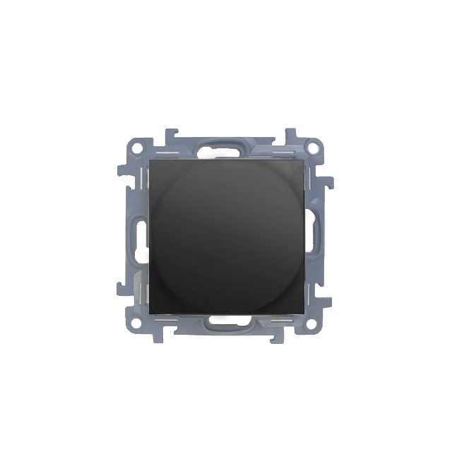 Simon 10 Ściemniacz obrotowy do LED ściemnialnych 230V 2–250W czarny