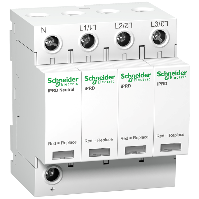 Ogranicznik przepięć Acti9 iPRD8-T23-3N 3P+N T2+T3 (C+D) 8 kA A9L08600 SCHNEIDER