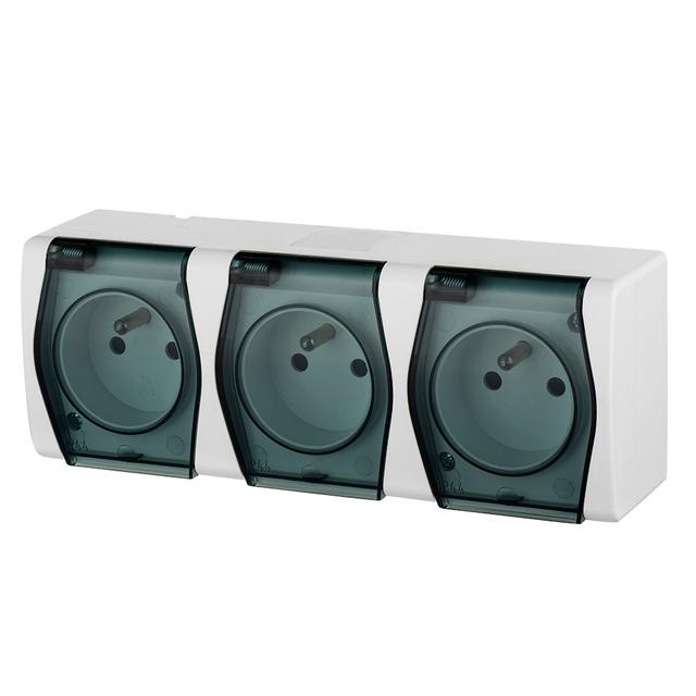 HERMES 2 Gniazdo 3x2P+ZIP44