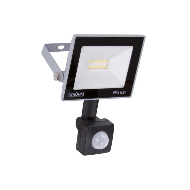Naświetlacz SMD LED z czujnikiem ruchu KROMA LED S 10W GREY 4500K