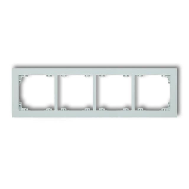 DECO Ramka podczwórna z tworzywa DECO Pastel Matt lodowy błękit 47DR-4 KARLIK