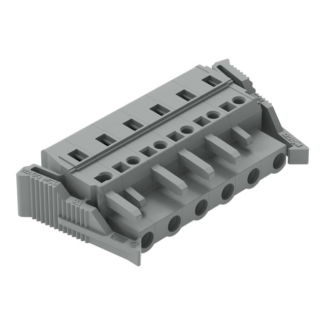MCS-MIDI Classic gniazdo 6-bieg. szare raster 7,5 mm /25szt./ WAGO
