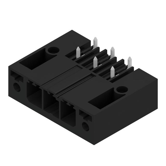 SV 7.62HP/03/270SF 3.5SN BK BX Wtyki PCB (złącza płyty), 7.62 mm, Liczba biegunów: 3, kąt odejścia: 270° /48szt./ 1931490000 WEIDMÜLLER