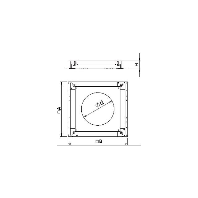 UGD350-3R4, PUSZKA PODPODŁOGOWA