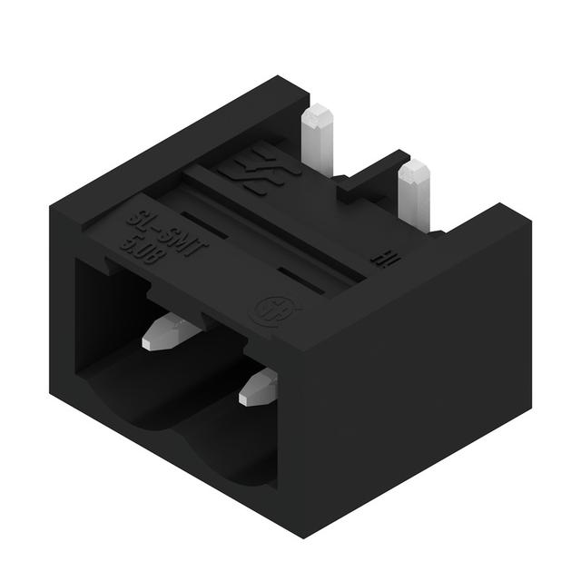 SL-SMT 5.08HC/02/270GL 1.5SN BK BX Wtyki PCB (złącza płyty), 5.08 mm, Liczba biegunów: 2, kąt odejścia: 270° /100szt./ 1877100000 WEIDMÜLLER