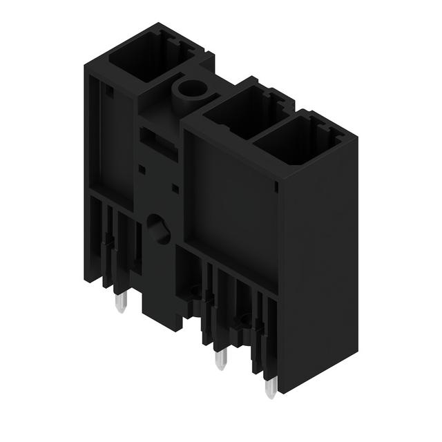 SV 7.62HP/03/180MSF2 3.5SN BK BX Wtyki PCB (złącza płyty), 7.62 mm, Liczba biegunów: 3, kąt odejścia: 180° /60szt./ 1048430000 WEIDMÜLLER