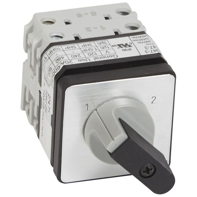 PRZEŁĄCZNIK KRZYWKOWY 1-2 PR21 25 A 2P, Legrand