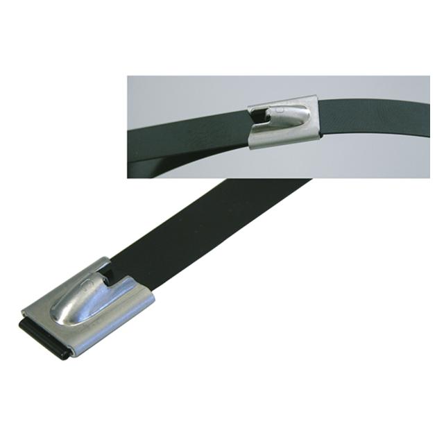 Opaska stalowa 840x8 mm SS316  powlekana