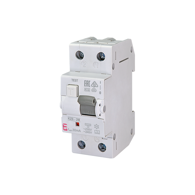 Wyłącznik różnicowonadprądowy KZS-2M 1P+N C40A 500mA typ A 002173928 ETI