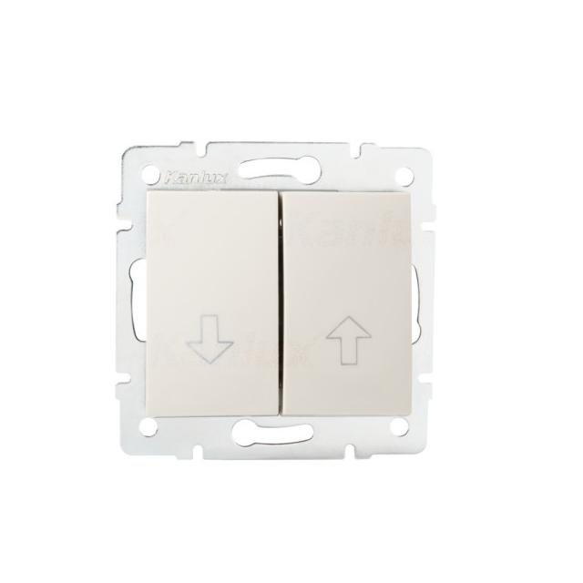 LOGI 02-1100-103 kr Łącznik żaluzjowy LOGI 02-1100-103 kr śrubowy kolor kremowy KANLUX