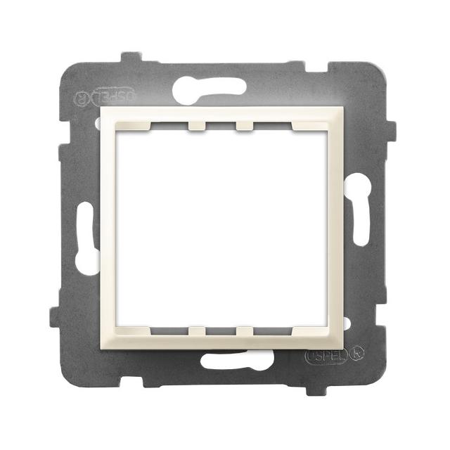 ARIA Adapter podtynkowy systemu 45 do serii Aria kolor ecru AP45-1U/m/27 OSPEL