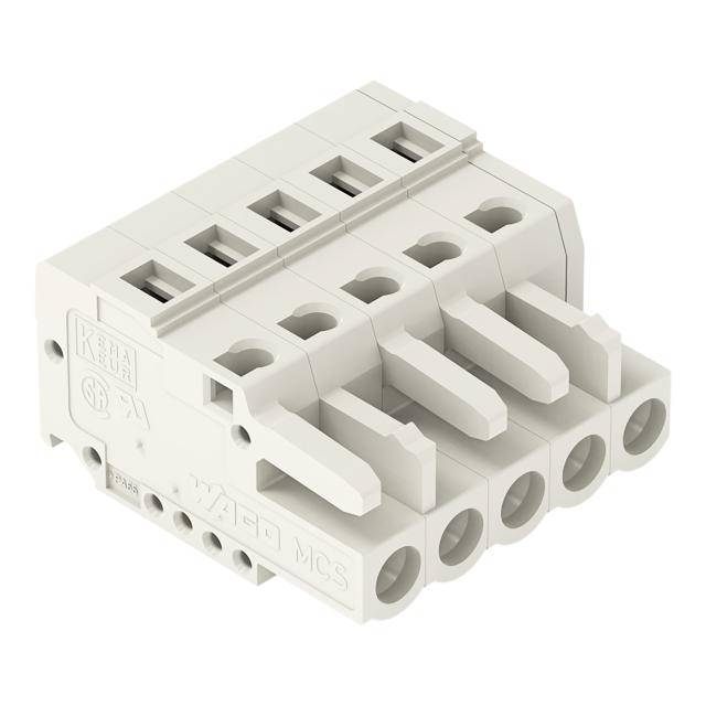 MCS-MIDI Classic gniazdo 5-bieg. j-szare raster 5 mm /100szt./ WAGO