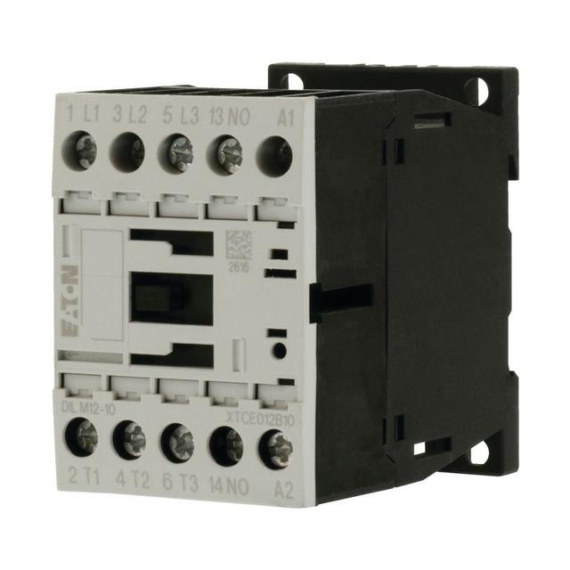 DILM12-10(230V50/60HZ) Stycznik mocy DILM 12A, 5,5 kW, dodatkowy styk NO, cewka 230VAC 50/60Hz