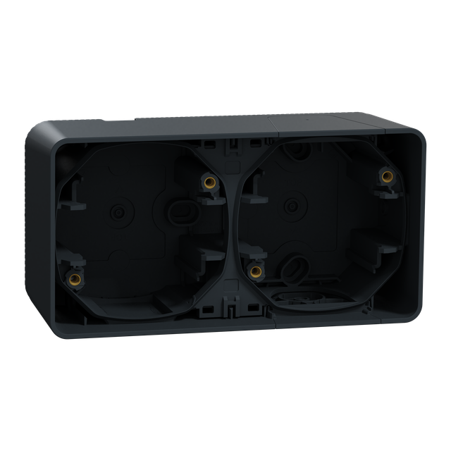 Mureva, podstawa naścienna podwójna pozioma, antracyt