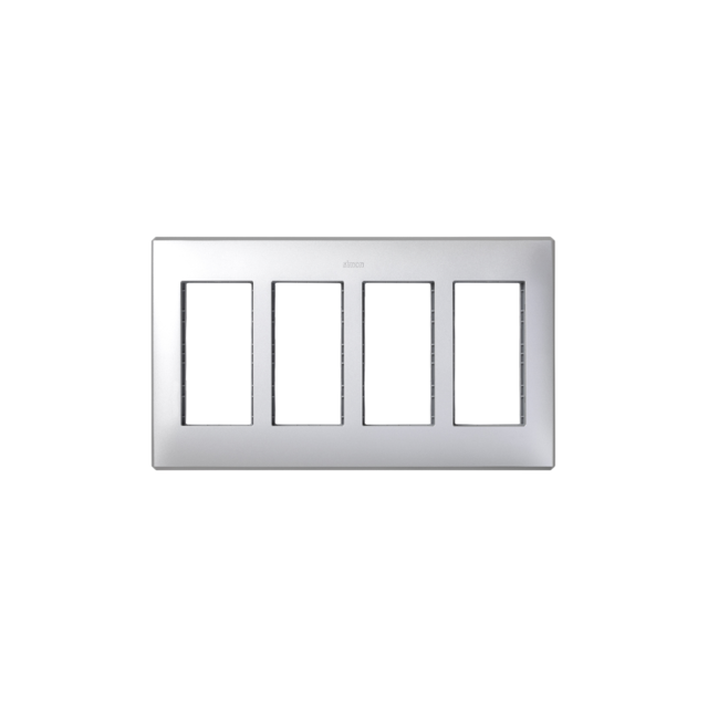 Simon Connect Ramka obudowy S500 4-modułowa 8x K45 aluminium