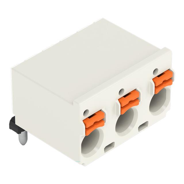 Gniazdo picoMAXeCOM raster 7,5mm 3‑biegunowe z kątowymi pinami lutowniczymi bez płytki 2092‑3373 /100szt./ WAGO