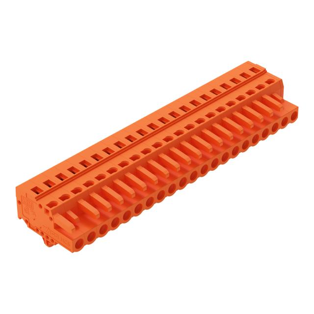 Gniazdo MCS-MIDI Classic 21-biegunowe pomarańczowe raster 5,08mm /10szt./ 231-321/008-000 WAGO