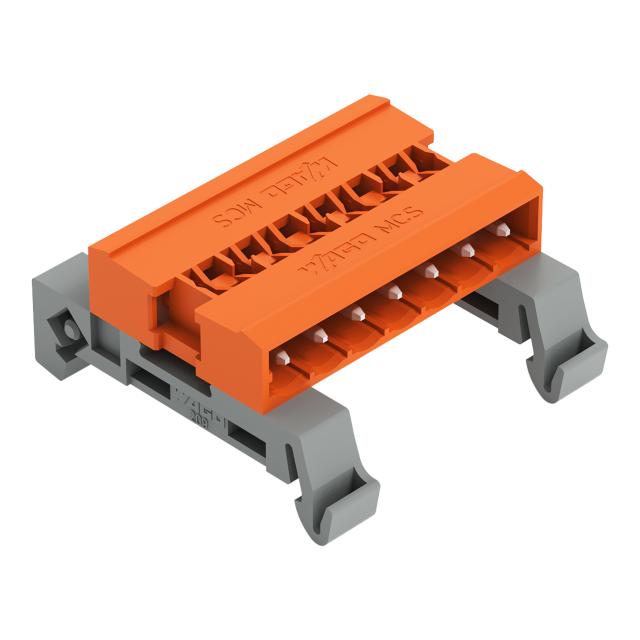 MCS-MIDI Classic wtyk dwustronny 7-bieg. pomarańczowy raster 5,08 mm /25szt./ WAGO