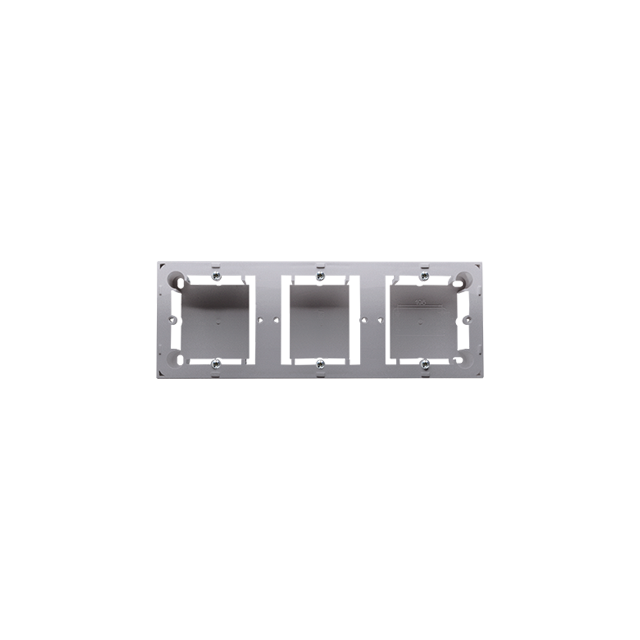 puszki instal. Puszka natynkowa płytka (31mm) potrójna stal inox MPN3/21 KONTAKT