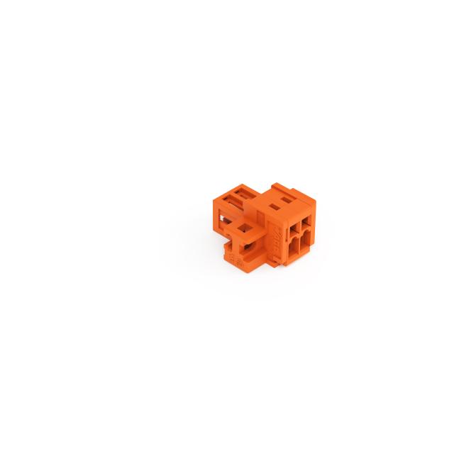 MCS-MINI Classic wtyk 2-bieg. pomarańczowy raster 3,81 mm /100szt./ WAGO