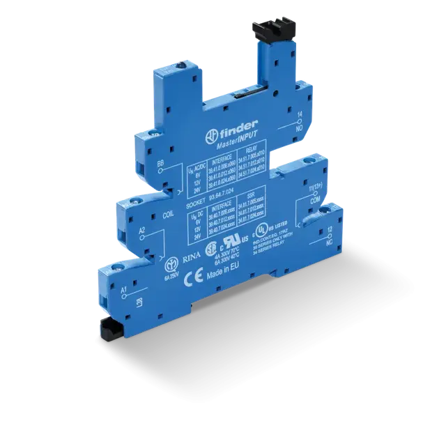 Gniazdo MasterINPUT do przekaźników serii 34; zaciski śrubowe, 93.64.7.024