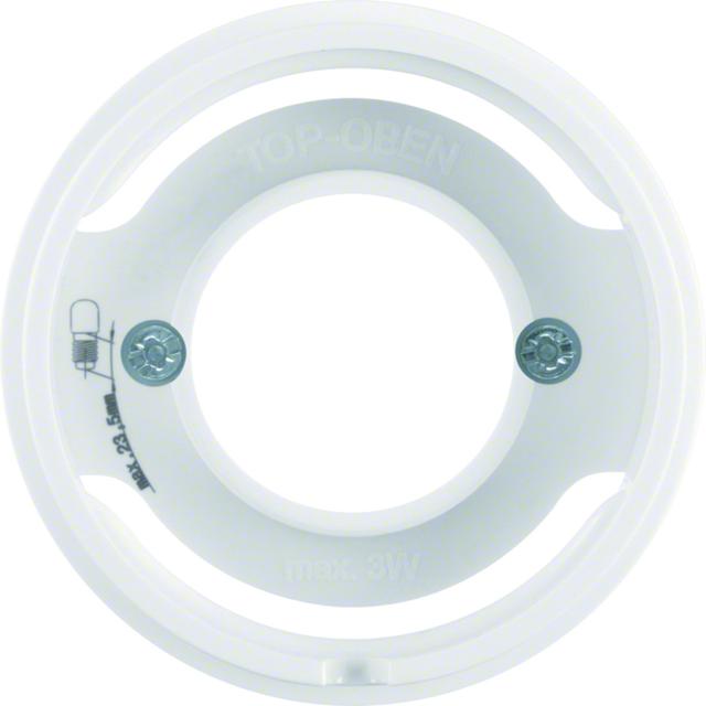 BERKER R.1/R.3 Płytka czołowa do sygnalizatora świetlnego E14 biały 11982089 HAGER