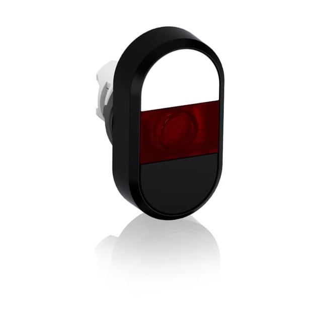 Przycisk podwójny bez tekstu czerwone pole podświetlany MPD5-11R