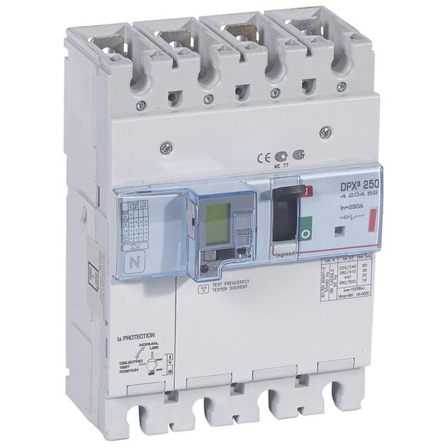 Wyłącznik DPX3 250 El+P Z Zab. R-Pr.4P 250A 36kA 420459 LEGRAND