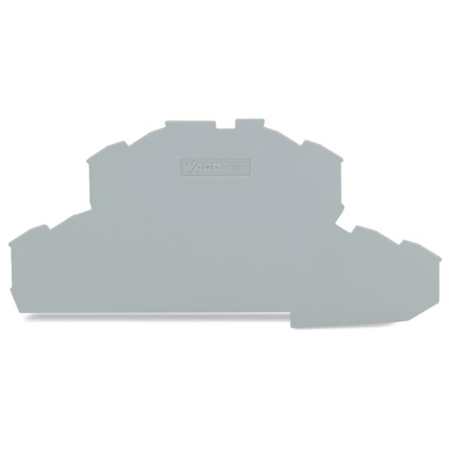 Ścianka końcowa szara TOPJOBS /25szt./ 2002-2491 WAGO
