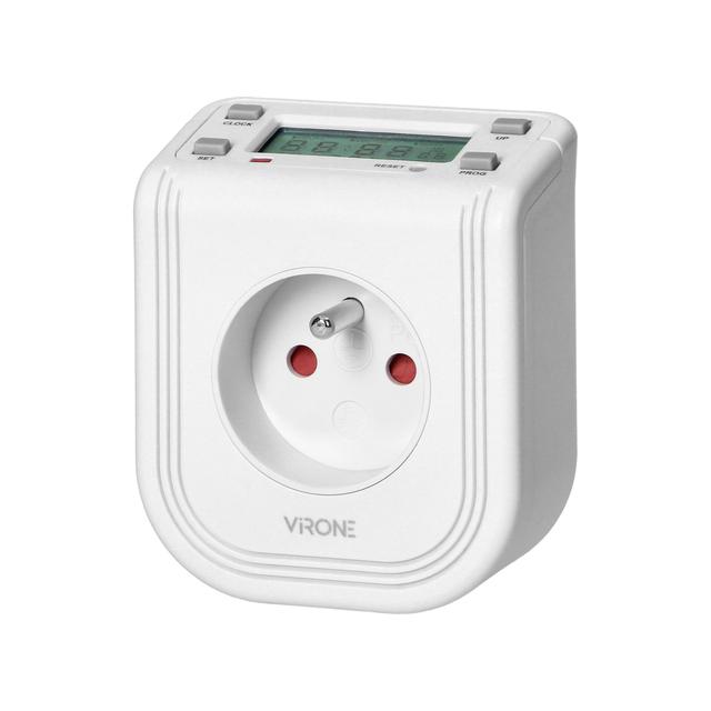 Elektroniczny programator czasowy z górnym wyświetlaczem LCD 230 VAC 3680W 16 punktów przełączenia D