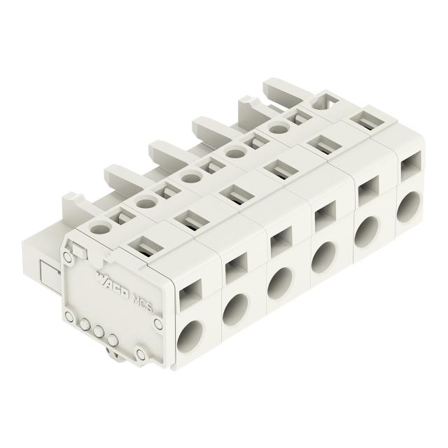 Gniazdo MCS‑MIDI Classic 6‑biegunowe jasnoszare raster 7,5mm 721‑206/008‑000 /50szt./ WAGO