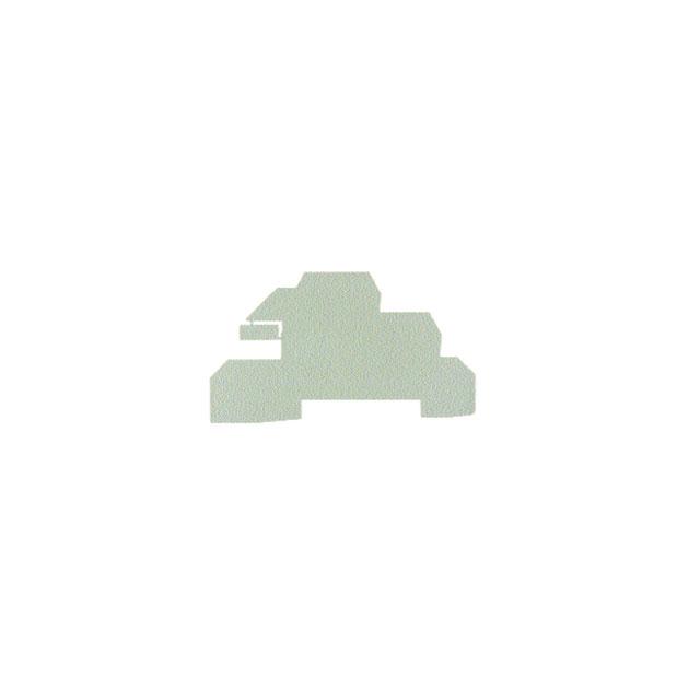 WAP WDL2.5/S Płytka końcowa (styki), 94.5 mm x 1.5 mm, Ciemnobeżowy /20szt./ 1067700000 WEIDMÜLLER