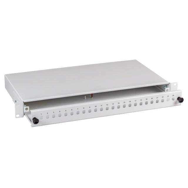 Panel 19" 1U z frontem 12xST