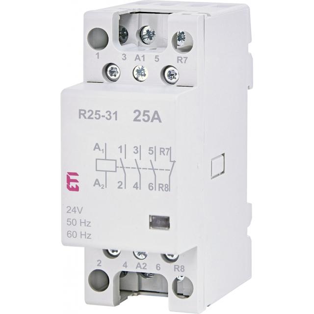 Stycznik modułowy 25A 3Z 1R 2M 4P R 25-31 24V 002462321 ETI