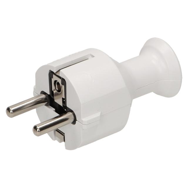 Wtyczka prosta biała WT-40/BIAŁY ORNO