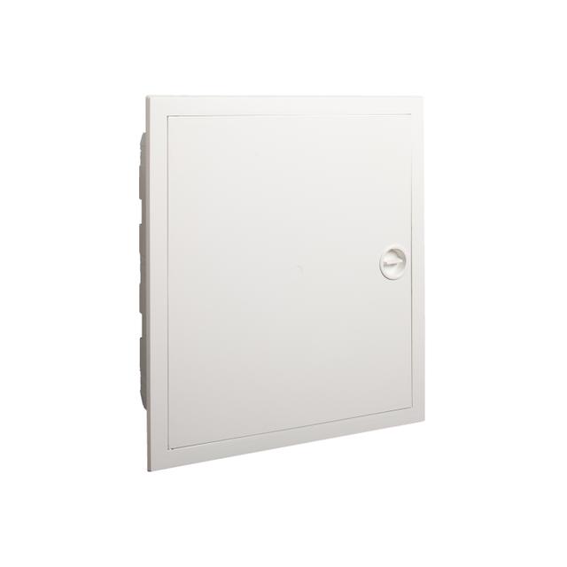 PXF 24W Plastikowa obudowa instalacyjna płaska białe drzwi podtynkowa IP40 2 rzędy 2x12 modułów 101523 NOARK
