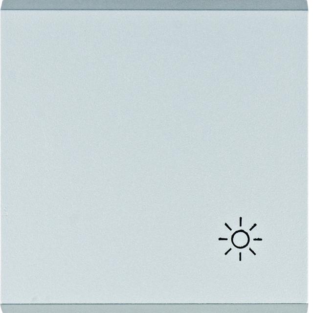 lumina Klawisz z symbolem „Światło” srebrny WL6022 HAGER