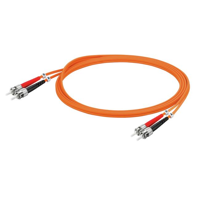 WEIDMULLER IE-FM6Z2LO0005DST0ST0-X (zmontowany) światłowód przesyłu danych, Zipcord, ST IP 20, ST IP 20, LSZH, 62.5 µm, 0.5 m /1szt./ 1433980005 WEIDMÜLLER