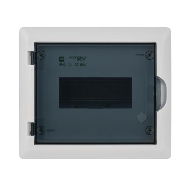 ECONOMIC BOX RP 1/8 drzwi transparentne (N+PE) l P 40