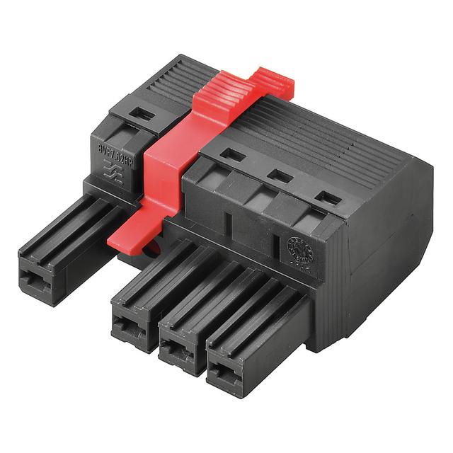 BVF 7.62HP/04/180MF4 SN BK BX Złącze kablowe do płytek drukowanych, nr katalogowy 1430140000