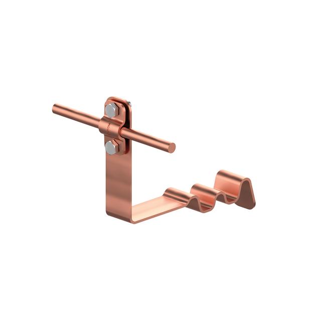 Uchwyt dach.prof. WZÓR 25  Z-śruba, H=10 cm /CU/