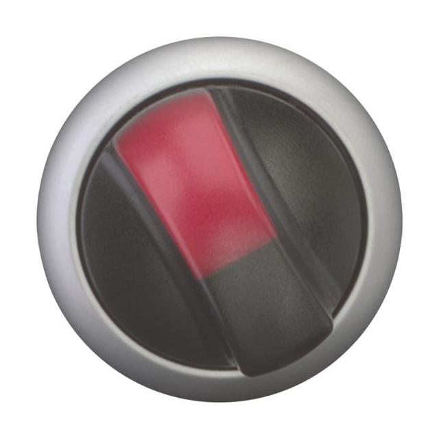 M22-WLKV-R Przełącznik 2 położeniowy czerwony bez samopowrotu i z możliwością podświetlenia 284394 E