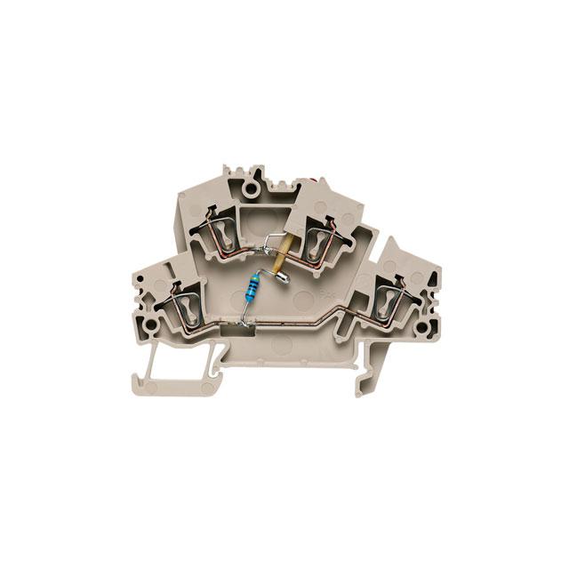 ZDK 2.5-2/LD 24VUC Złączki szynowe z elementami elektronicznymi /50szt./ WEIDMULLER