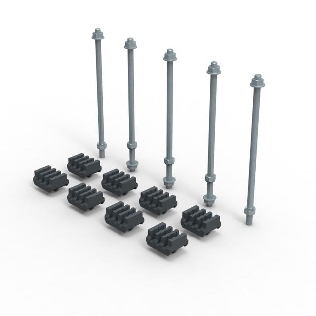XL3S Zestaw Adapterów Do Szyn Cu 75-125x5Mm 339937 LEGRAND
