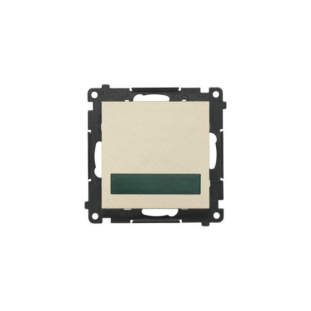 Simon 55 Sygnalizator świetlny LED – światło zielone 230V Szampański mat TESS3.01/144 KONTAKT