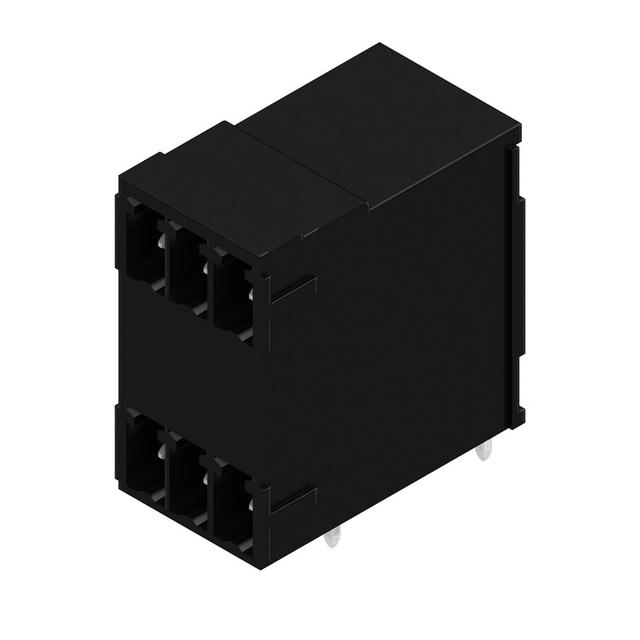 SCD 3.81/06/90G 3.2SN BK BX Wtyki PCB (złącza płyty), 3.81 mm, Liczba biegunów: 6, kąt odejścia: 90° /92szt./ 1973110000 WEIDMÜLLER