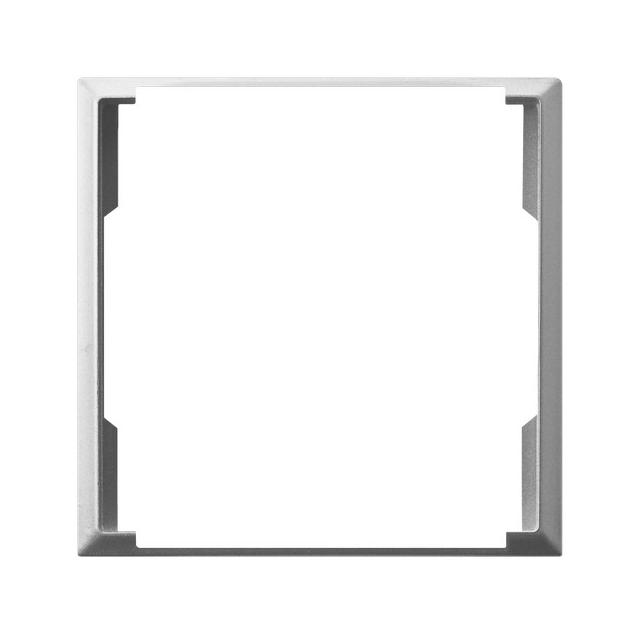 ARIA Ramka ozdobna do gniazd podwójnych do ramek - kolor srebro