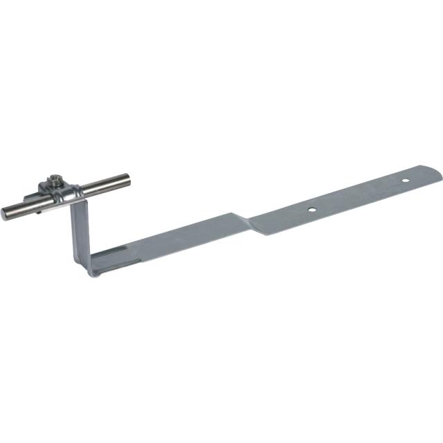 Wspornik dachowy z DEHNQUICK, z wygięciem, stal nierdzewna NIRO